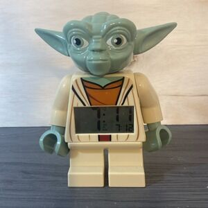 LEGO Star Wars Yoda Minifigure Alarm Clock 9003080 – Working & Tested – Lighted
